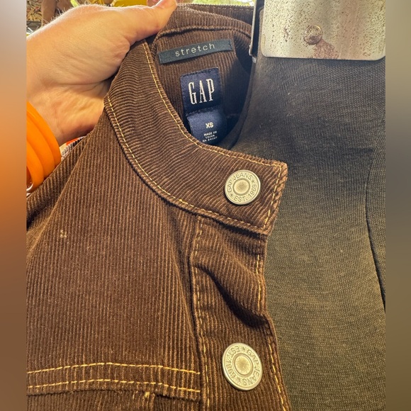 Vintage GAP Corduroy Jacket - Chocolate Brown - XS - Picture 2 of 4